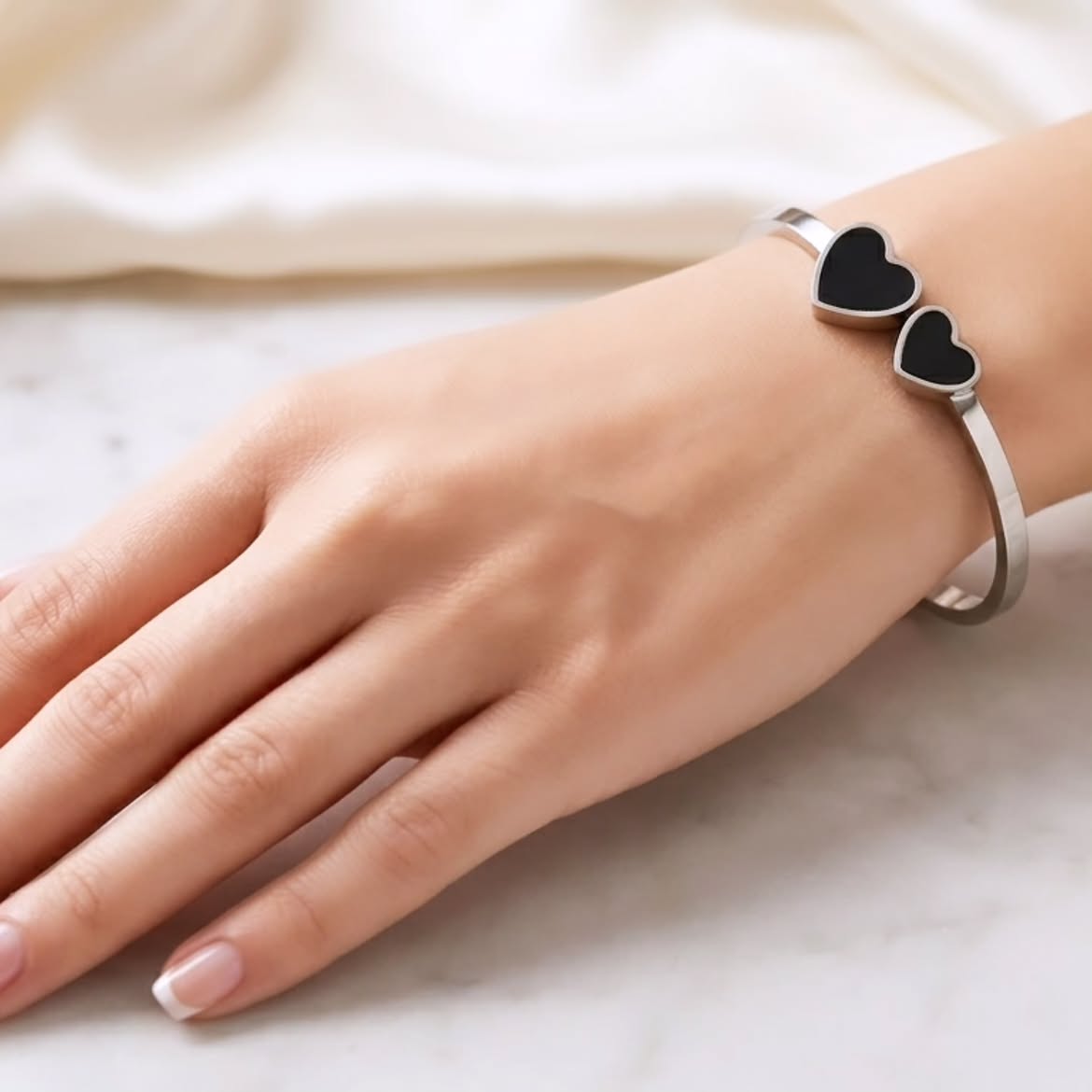 Elegant Love HandCuff for Women