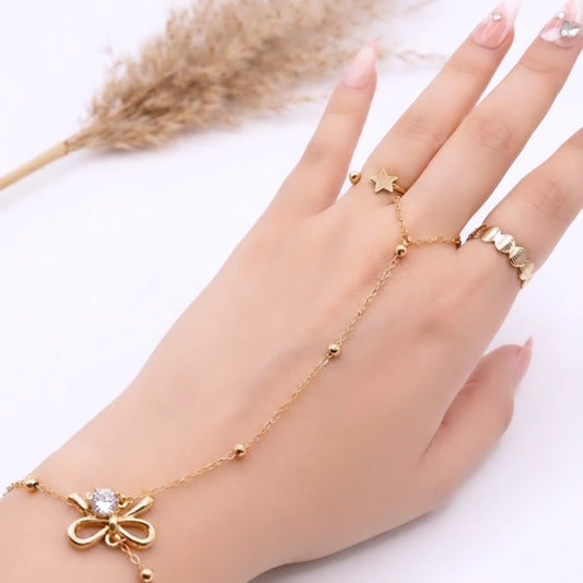 Dainty Celestial Hand Chain