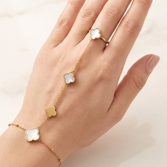 Floral Charm Hand Chain