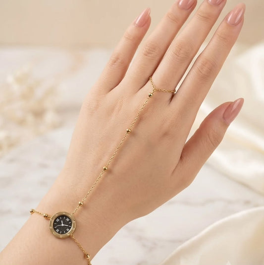 Luxury Watch Style Hand Chain Bracelet
