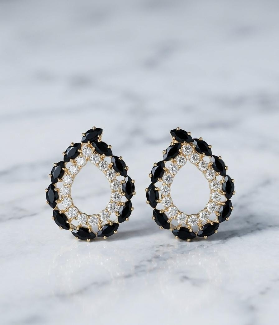 Luxury Crystal Teardrop Halo Earrings