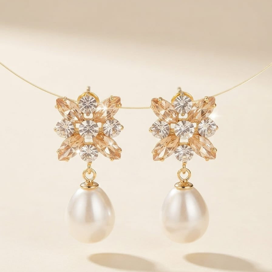 Grace Pearl Drop Earrings