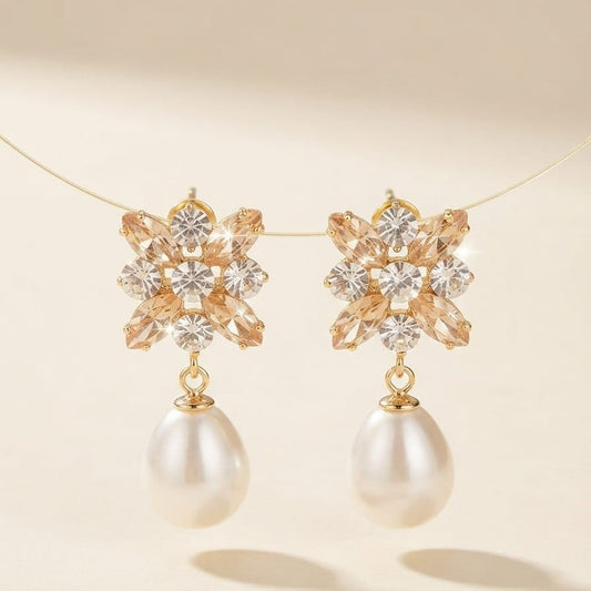 Grace Pearl Drop Earrings
