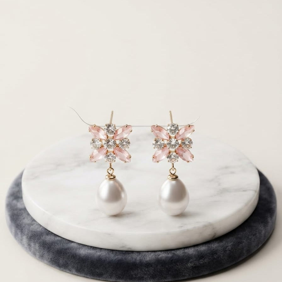Grace Pearl Drop Earrings